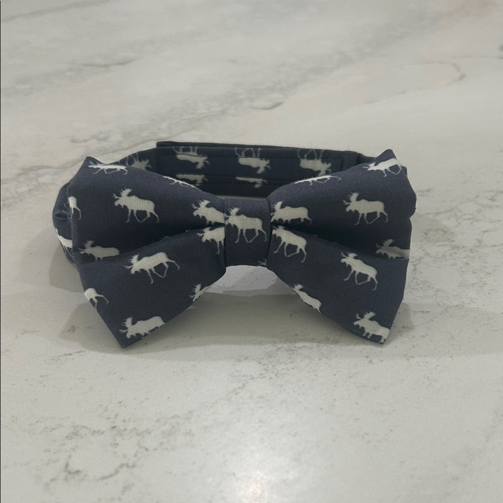 Charming Kids Bow Tie with Moose Design